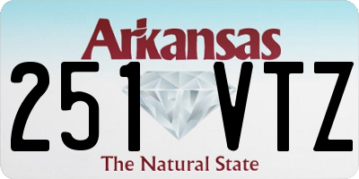 AR license plate 251VTZ