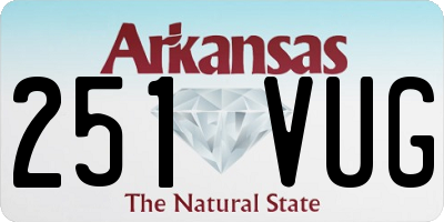 AR license plate 251VUG
