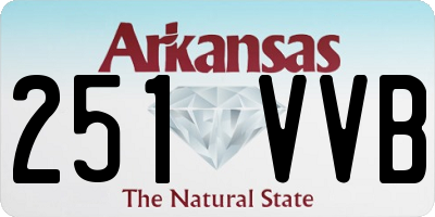 AR license plate 251VVB