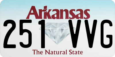 AR license plate 251VVG