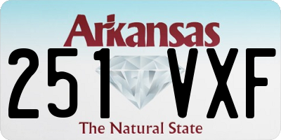 AR license plate 251VXF