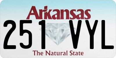 AR license plate 251VYL