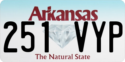 AR license plate 251VYP