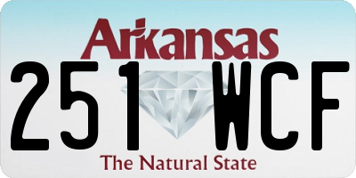 AR license plate 251WCF