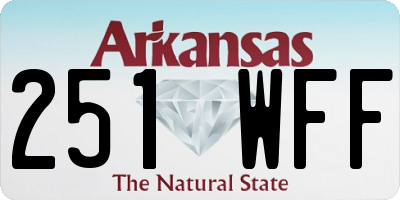 AR license plate 251WFF