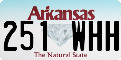 AR license plate 251WHH