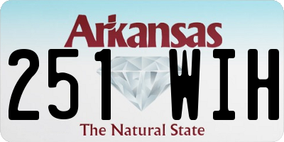 AR license plate 251WIH