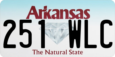 AR license plate 251WLC