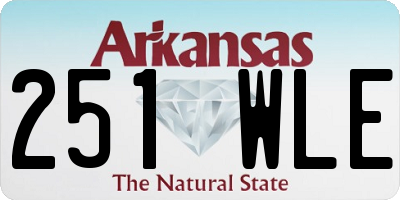AR license plate 251WLE