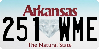AR license plate 251WME