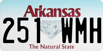 AR license plate 251WMH