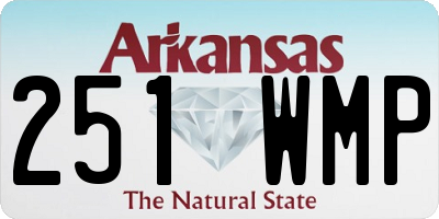 AR license plate 251WMP