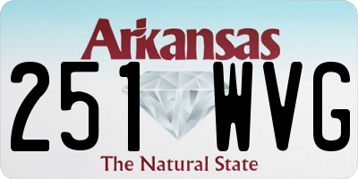 AR license plate 251WVG