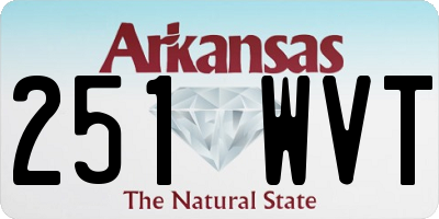 AR license plate 251WVT