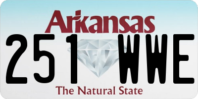 AR license plate 251WWE