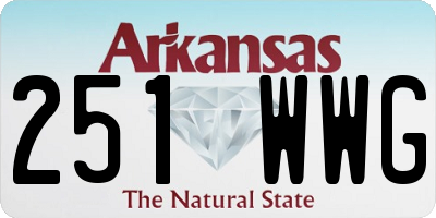 AR license plate 251WWG