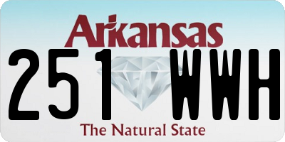 AR license plate 251WWH