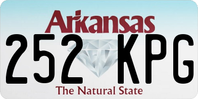 AR license plate 252KPG