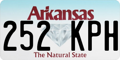 AR license plate 252KPH