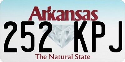 AR license plate 252KPJ