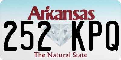 AR license plate 252KPQ