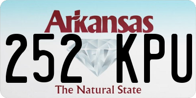 AR license plate 252KPU