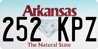 AR license plate 252KPZ