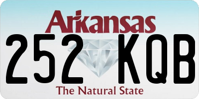 AR license plate 252KQB