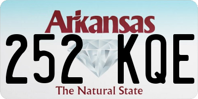 AR license plate 252KQE