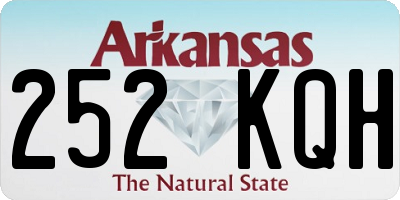AR license plate 252KQH