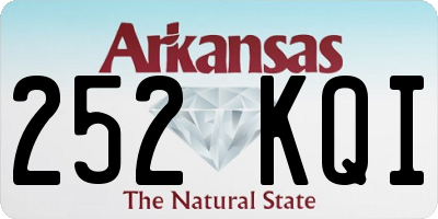 AR license plate 252KQI