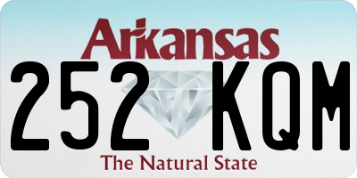 AR license plate 252KQM