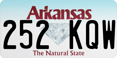 AR license plate 252KQW