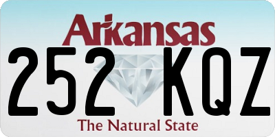 AR license plate 252KQZ