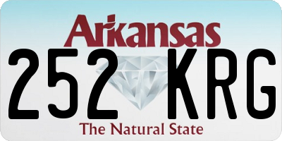 AR license plate 252KRG