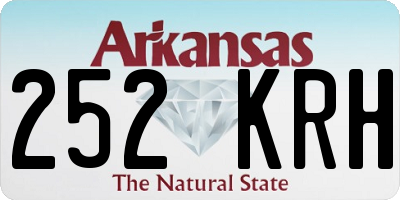 AR license plate 252KRH