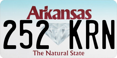 AR license plate 252KRN