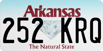 AR license plate 252KRQ