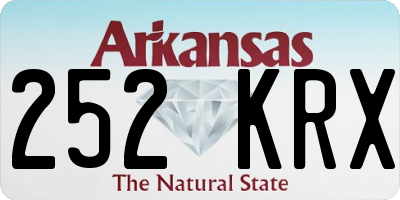 AR license plate 252KRX
