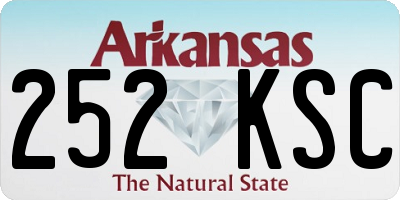 AR license plate 252KSC
