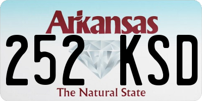 AR license plate 252KSD