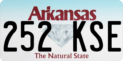 AR license plate 252KSE