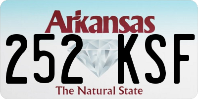 AR license plate 252KSF