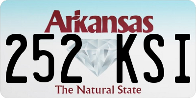 AR license plate 252KSI