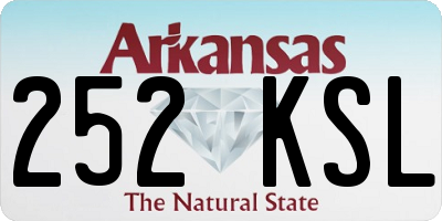 AR license plate 252KSL