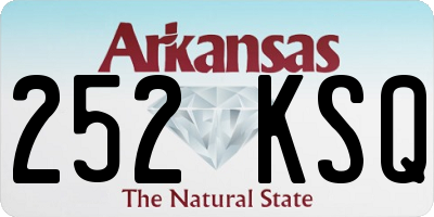 AR license plate 252KSQ