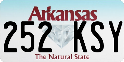 AR license plate 252KSY