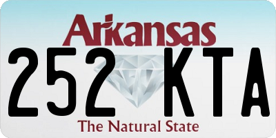 AR license plate 252KTA