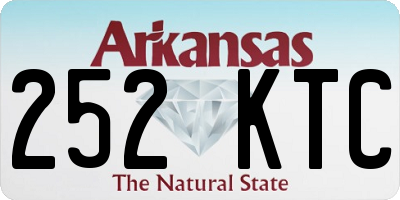 AR license plate 252KTC