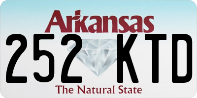 AR license plate 252KTD